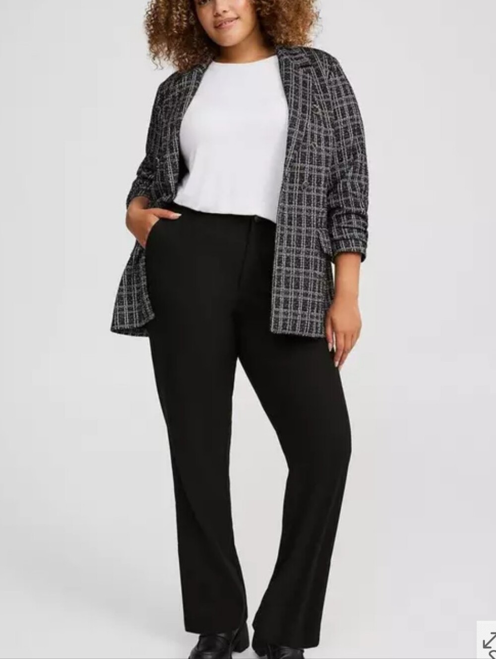 Torrid Relaxed Straight Leg Brushed Twill High Rise Pants #3953